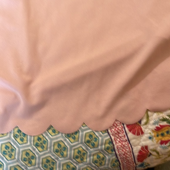 Dusty pink fit and flare dress in size large - Picture 6 of 8